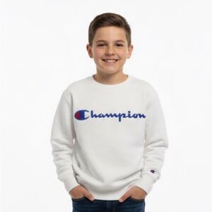 𝅺CHAMPION Youth Boy’s Size Small Crewneck Sweatshirt, VGUC